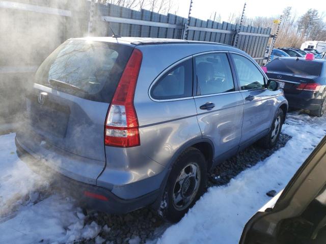 JHLRE48329C005455 - 2009 HONDA CR-V LX BLUE photo 3