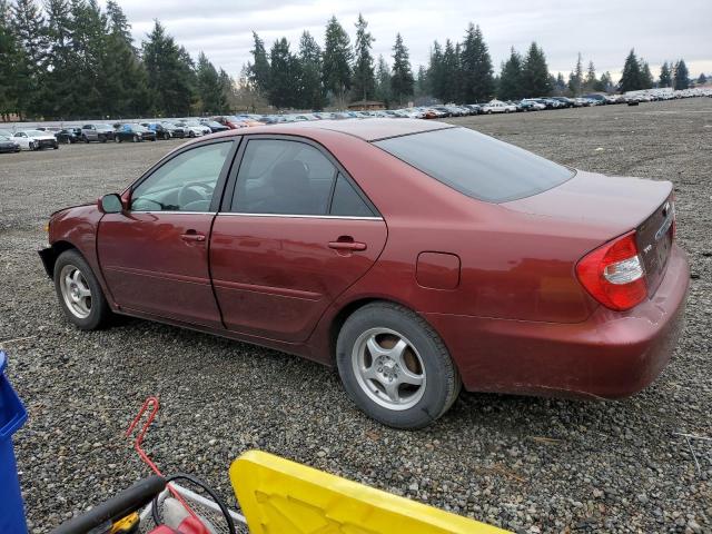 4T1BE32K74U348978 - 2004 TOYOTA CAMRY LE RED photo 2