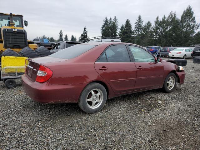 4T1BE32K74U348978 - 2004 TOYOTA CAMRY LE RED photo 3