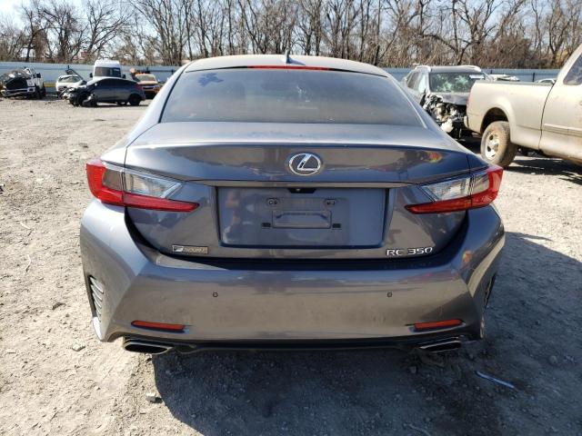 JTHHE5BC9H5015800 - 2017 LEXUS RC 350 GRAY photo 6