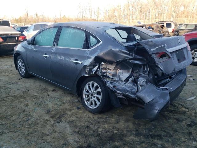 3N1AB7AP2KL604080 - 2019 NISSAN SENTRA S GRAY photo 2