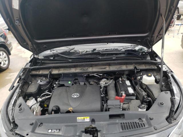 5TDHZRAHXMS069024 - 2021 TOYOTA HIGHLANDER XLE Գրաֆիտ լուսանկար 12