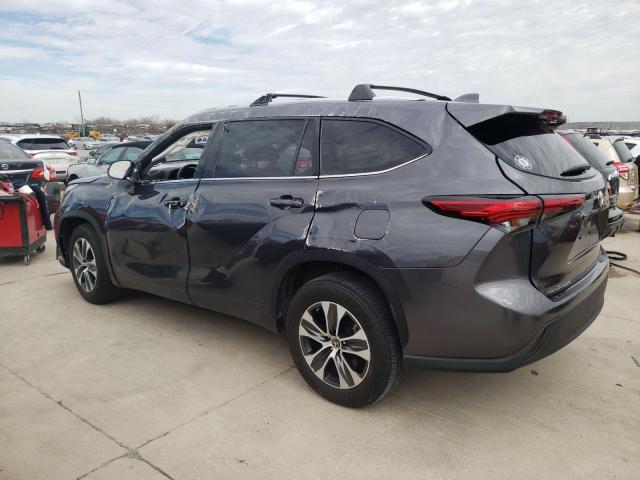5TDHZRAHXMS069024 - 2021 TOYOTA HIGHLANDER XLE Գրաֆիտ լուսանկար 2