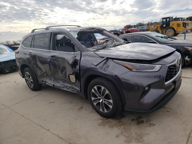 5TDHZRAHXMS069024 - 2021 TOYOTA HIGHLANDER XLE Գրաֆիտ լուսանկար 4
