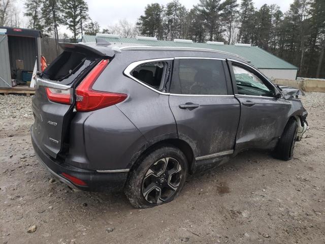 JHLRW2H97KX004127 - 2019 HONDA CR-V TOURING GRAY photo 3