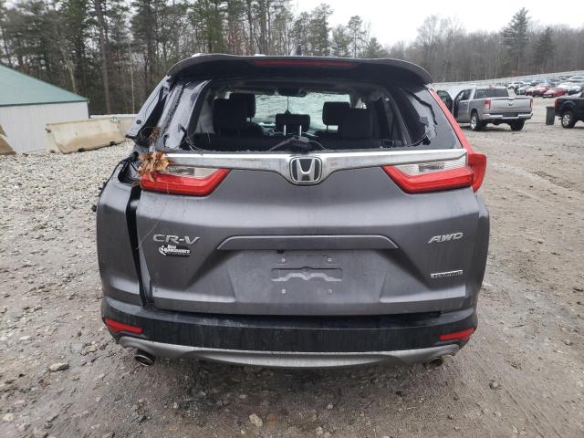 JHLRW2H97KX004127 - 2019 HONDA CR-V TOURING GRAY photo 6