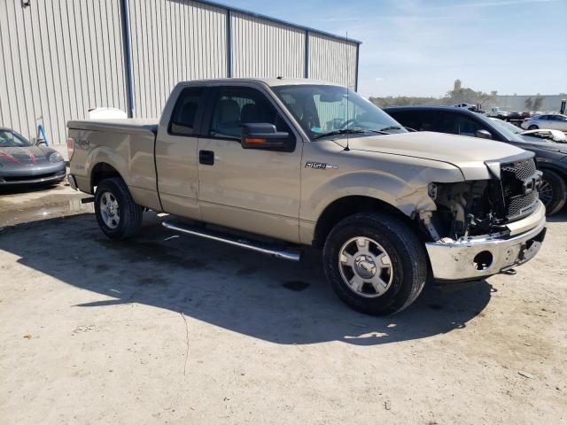 1FTEX1E8XAKE31022 - 2010 FORD F150 SUPER CAB GOLD photo 4