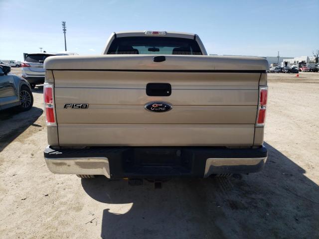 1FTEX1E8XAKE31022 - 2010 FORD F150 SUPER CAB GOLD photo 6