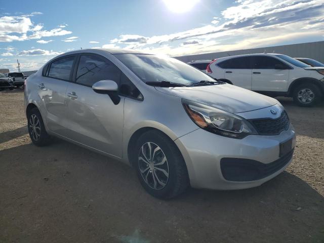 KNADM4A34E6389605 - 2014 KIA RIO LX SILVER photo 4