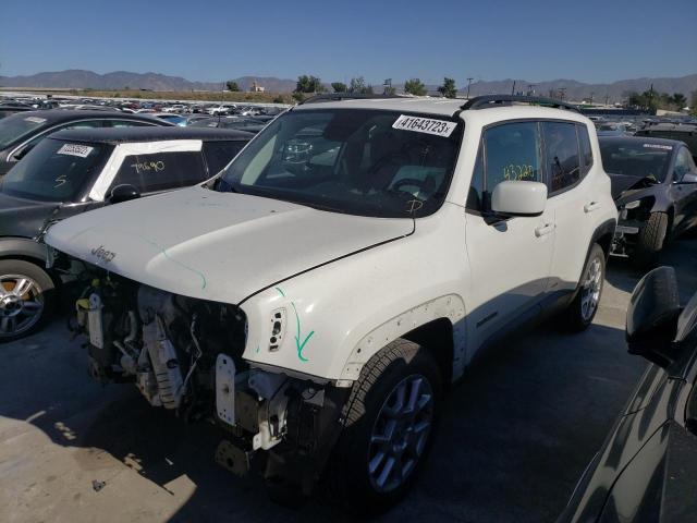 ZACNJABB5KPK06545 - 2019 JEEP RENEGADE LATITUDE WHITE photo 1