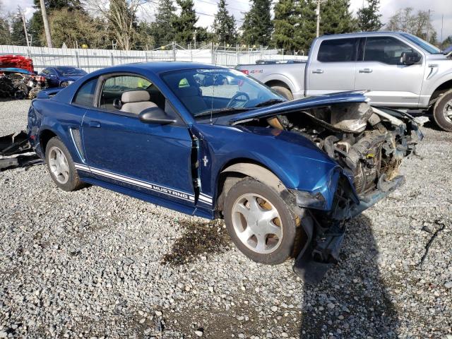 1FAFP4042YF225471 - 2000 FORD MUSTANG BLUE photo 4