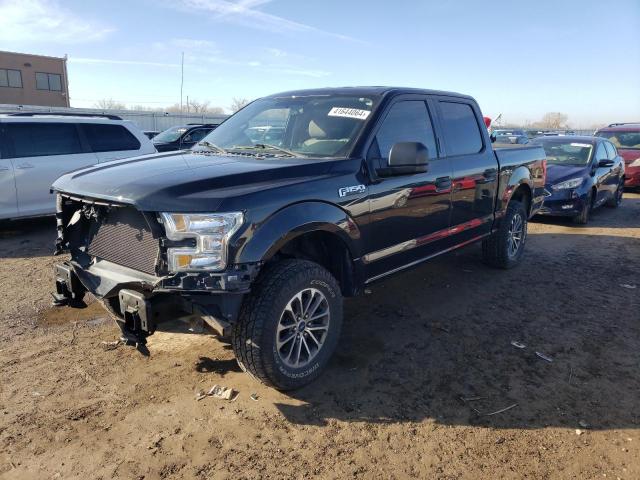 1FTEW1E83FKD61454 - 2015 FORD F150 SUPERCREW BLACK photo 1