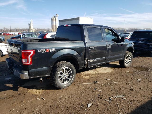 1FTEW1E83FKD61454 - 2015 FORD F150 SUPERCREW BLACK photo 3