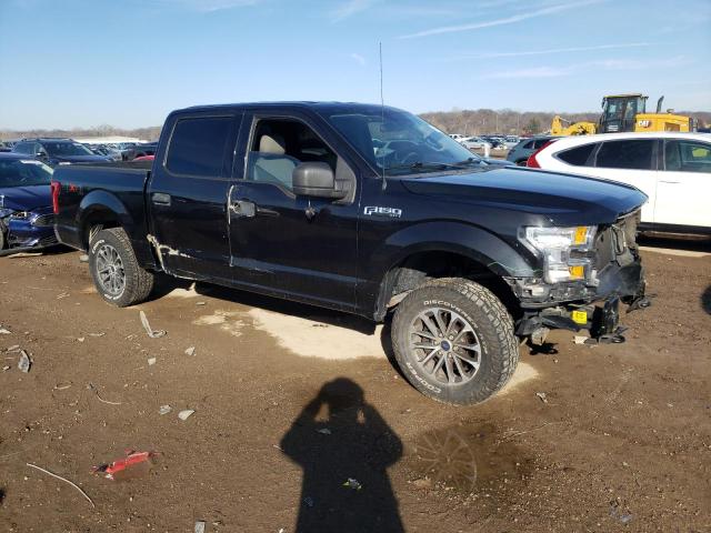 1FTEW1E83FKD61454 - 2015 FORD F150 SUPERCREW BLACK photo 4