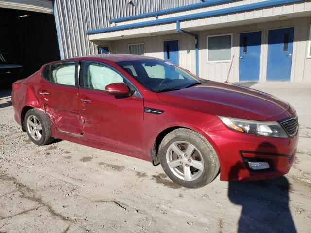 5XXGM4A77FG440651 - 2015 KIA OPTIMA LX RED photo 4