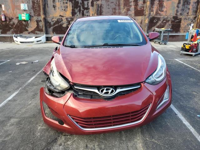 5NPDH4AE6GH657829 - 2016 HYUNDAI ELANTRA SE BURGUNDY photo 5