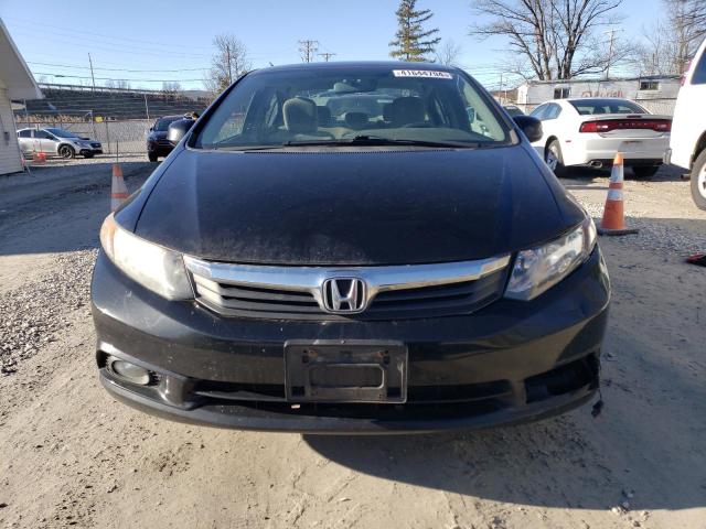 19XFB2E56CE002271 - 2012 HONDA CIVIC LX BLACK photo 5