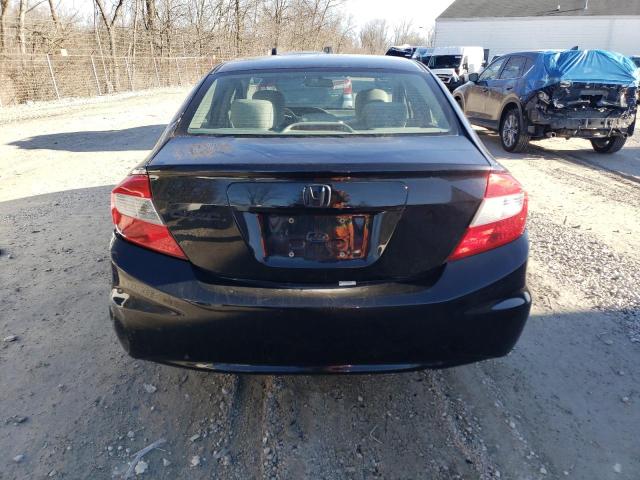 19XFB2E56CE002271 - 2012 HONDA CIVIC LX BLACK photo 6