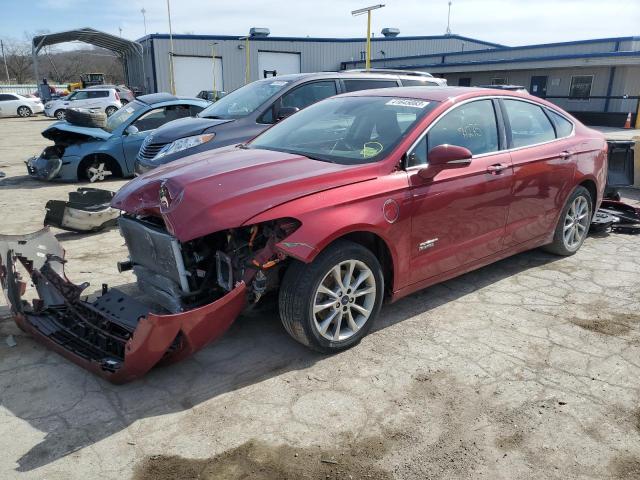 3FA6P0PU6JR199304 - 2018 FORD FUSION SE PHEV RED photo 1