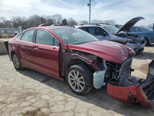 3FA6P0PU6JR199304 - 2018 FORD FUSION SE PHEV RED photo 4