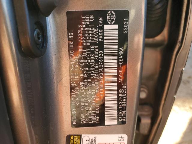 4T1BE32K35U976120 - 2005 TOYOTA CAMRY LE GRAY photo 13