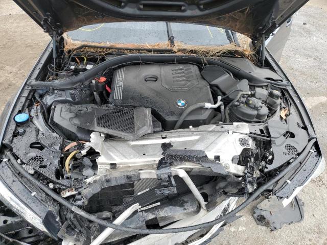 WBA5R7C53KAJ82766 - 2019 BMW 330XI Gris photo 11