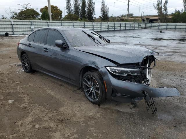 WBA5R7C53KAJ82766 - 2019 BMW 330XI Gris photo 4