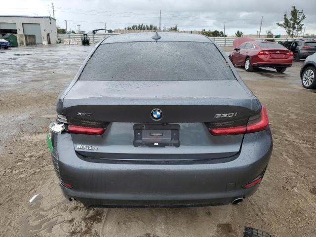 WBA5R7C53KAJ82766 - 2019 BMW 330XI GRAY photo 6