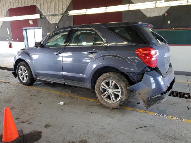 2GNALAEK7E6333684 - 2014 CHEVROLET EQUINOX LS BLUE photo 2