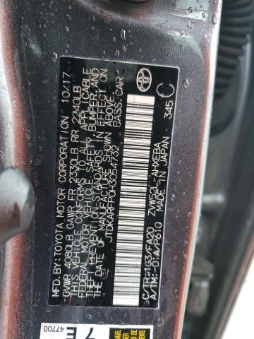 JTDKARFP0H3054732 - 2017 TOYOTA PRIUS PRIM 石墨色 照片 12