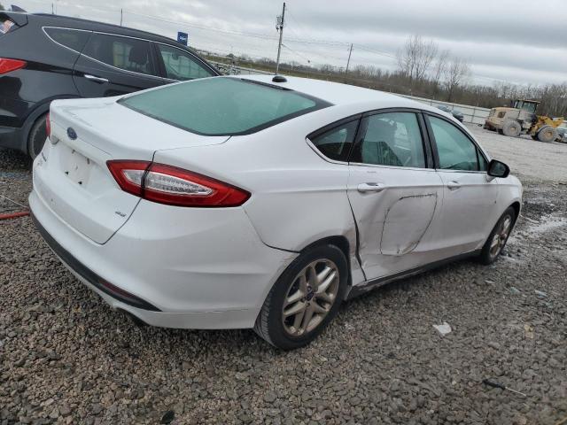 3FA6P0H76ER393782 - 2014 FORD FUSION SE WHITE photo 3