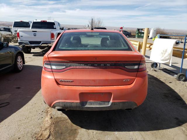 1C3CDFEB8FD266600 - 2015 DODGE DART GT ORANGE photo 6