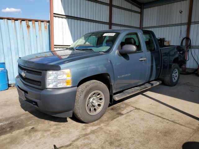 1GCSKPEA6AZ127815 - 2010 CHEVROLET SILVERADO2 K1500 BLUE photo 1