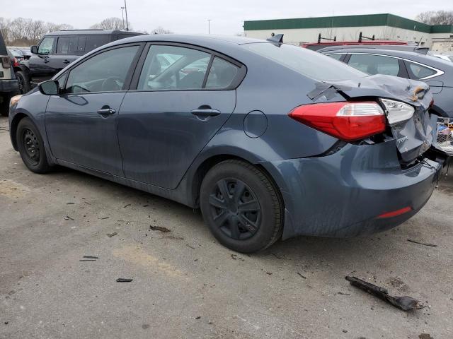 KNAFK4A68G5611483 - 2016 KIA FORTE LX GRAY photo 2