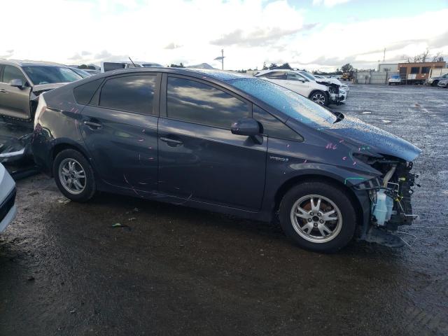 JTDKN3DUXA0014725 - 2010 TOYOTA PRIUS GRAY photo 4