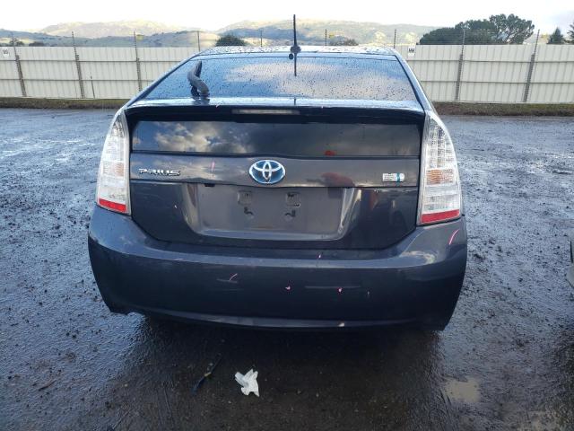 JTDKN3DUXA0014725 - 2010 TOYOTA PRIUS GRAY photo 6