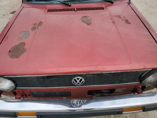 WVWCA0156CK003496 - 1982 VOLKSWAGEN RABBIT DELUXE RED photo 11