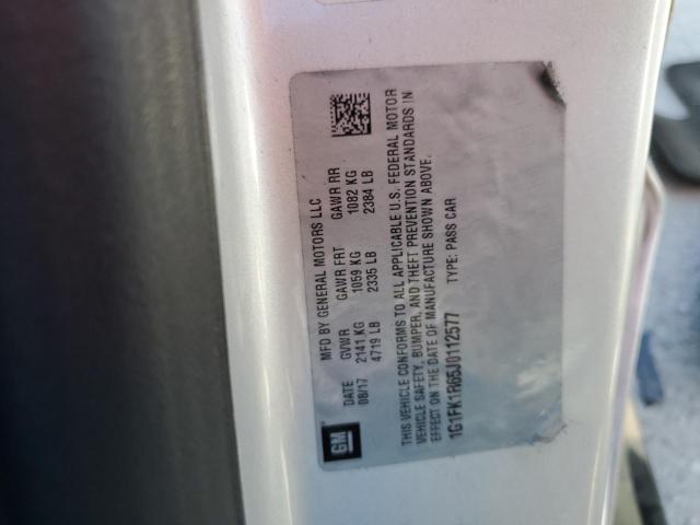 1G1FK1R65J0112577 - 2018 CHEVROLET CAMARO ZL1 银色 照片 12