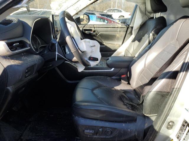 5TDGZRBH5MS555251 - 2021 TOYOTA HIGHLANDER XLE SILVER photo 7