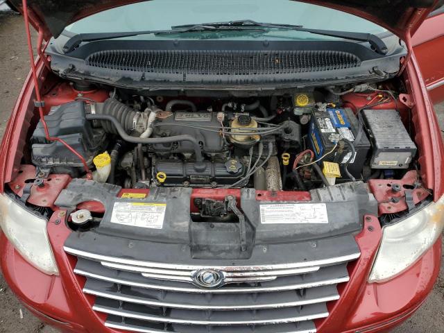2C4GP54L65R313353 - 2005 CHRYSLER TOWN & COU TOURING წითელი ფოტო 12
