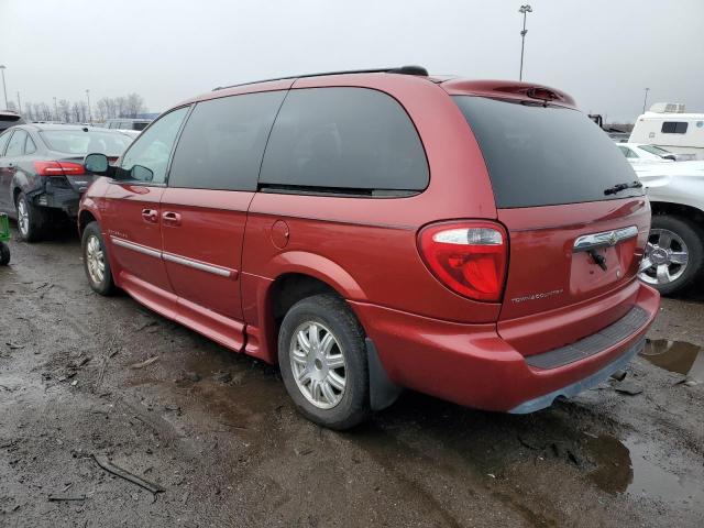 2C4GP54L65R313353 - 2005 CHRYSLER TOWN & COU TOURING წითელი ფოტო 2