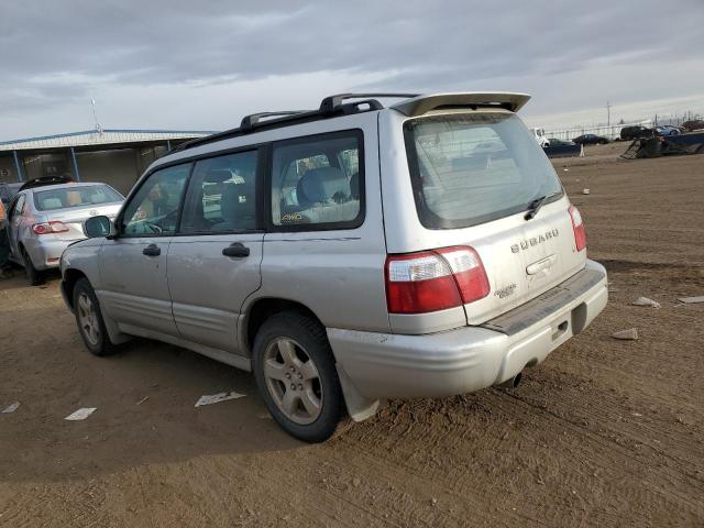 JF1SF65641H700104 - 2001 SUBARU FORESTER S SILVER photo 2