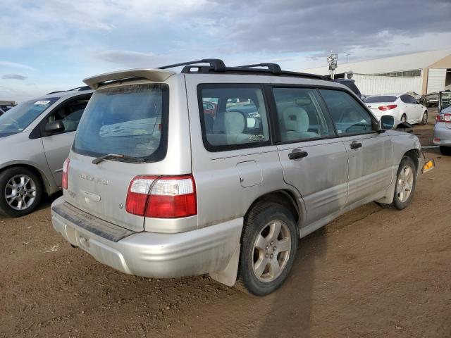 JF1SF65641H700104 - 2001 SUBARU FORESTER S SILVER photo 3