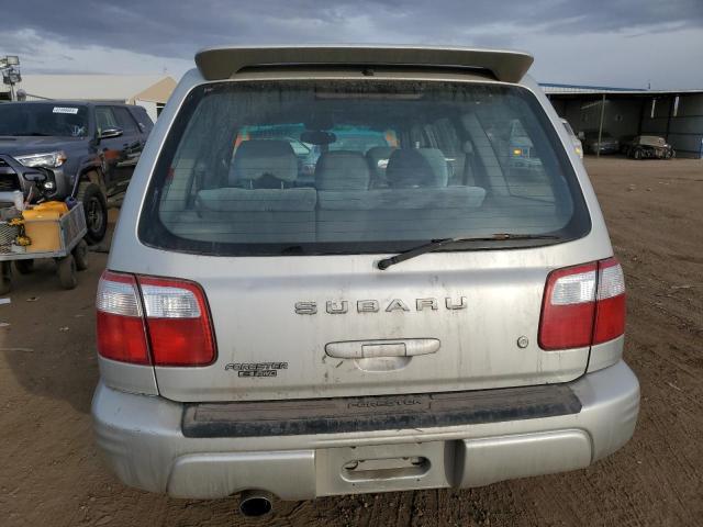 JF1SF65641H700104 - 2001 SUBARU FORESTER S SILVER photo 6