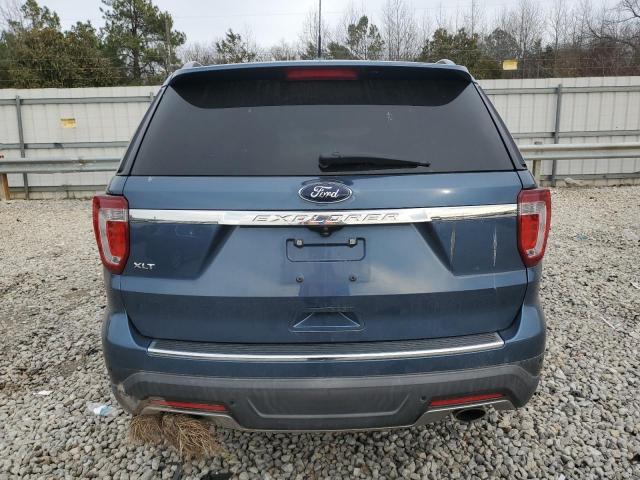 1FM5K7D8XJGA23699 - 2018 FORD EXPLORER XLT BLUE photo 6