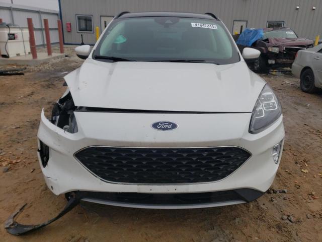 1FMCU9J91NUA15301 - 2022 FORD ESCAPE TITANIUM WHITE photo 5