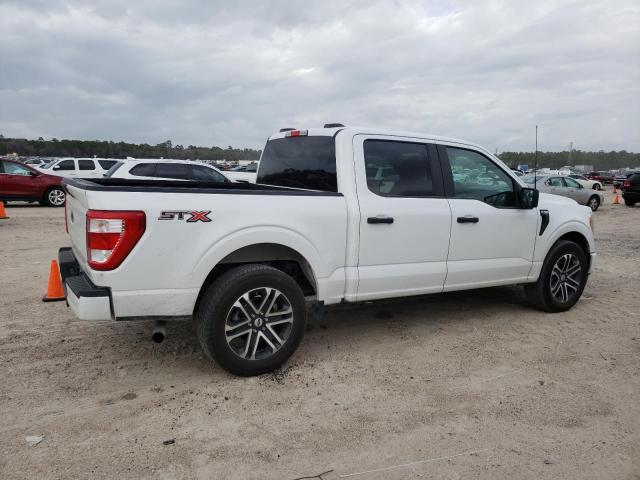 1FTEW1CPXNFA27729 - 2022 FORD F150 SUPERCREW WHITE photo 3