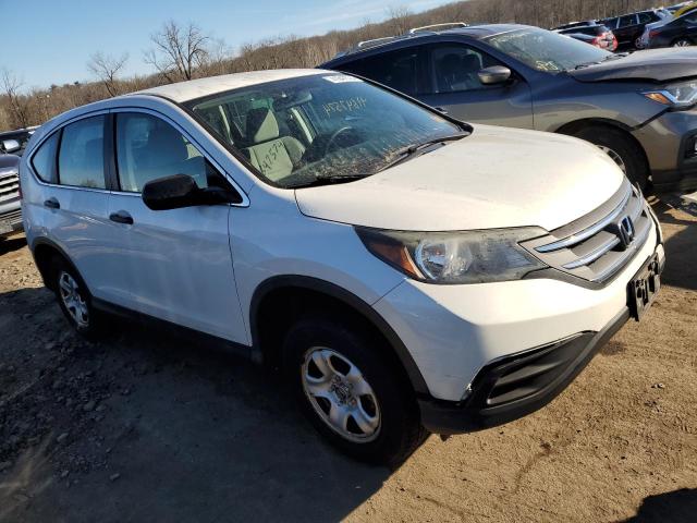 5J6RM4H3XDL045107 - 2013 HONDA CR-V LX WHITE photo 4