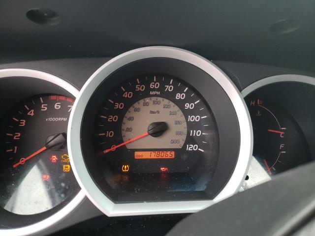 5TEUU4EN8AZ748921 - 2010 TOYOTA TACOMA ACCESS CAB ნაცრისფერი ფოტო 9