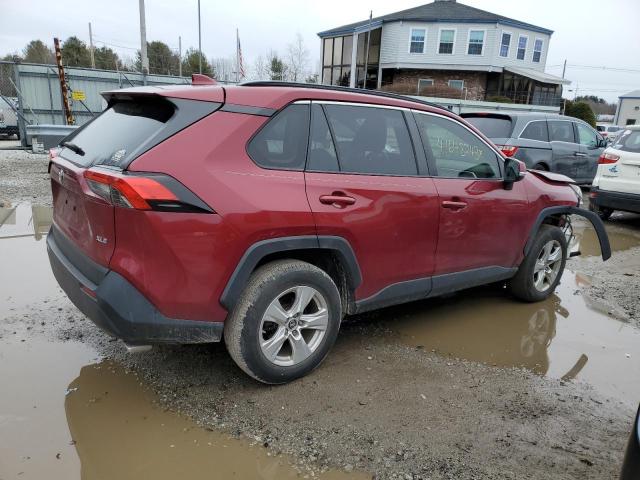 JTMW1RFV2KD502079 - 2019 TOYOTA RAV4 XLE RED photo 3